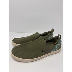 Teva Women's Voya Slip on Loafer Flat Cayambe Burnt Olive Size USA 9 Green Shoe